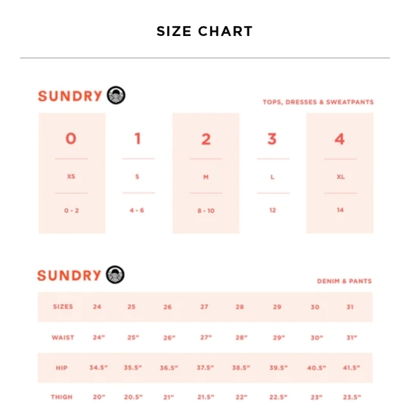 Sundry Graphic Crewneck Tee Short Sleeve Off White Pink Purple Blue Size S - Picture 9 of 10